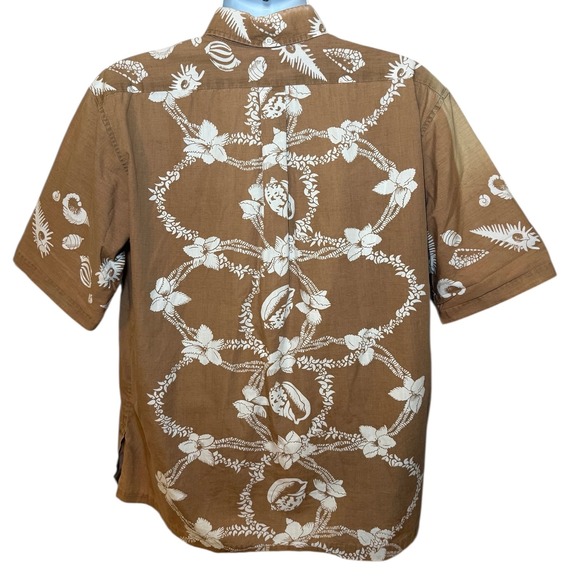 Reyn Spooner Hawaiian Shirt Mens XL Aloha Tropical Floral 1/2 Button Down S/S - Picture 3 of 7
